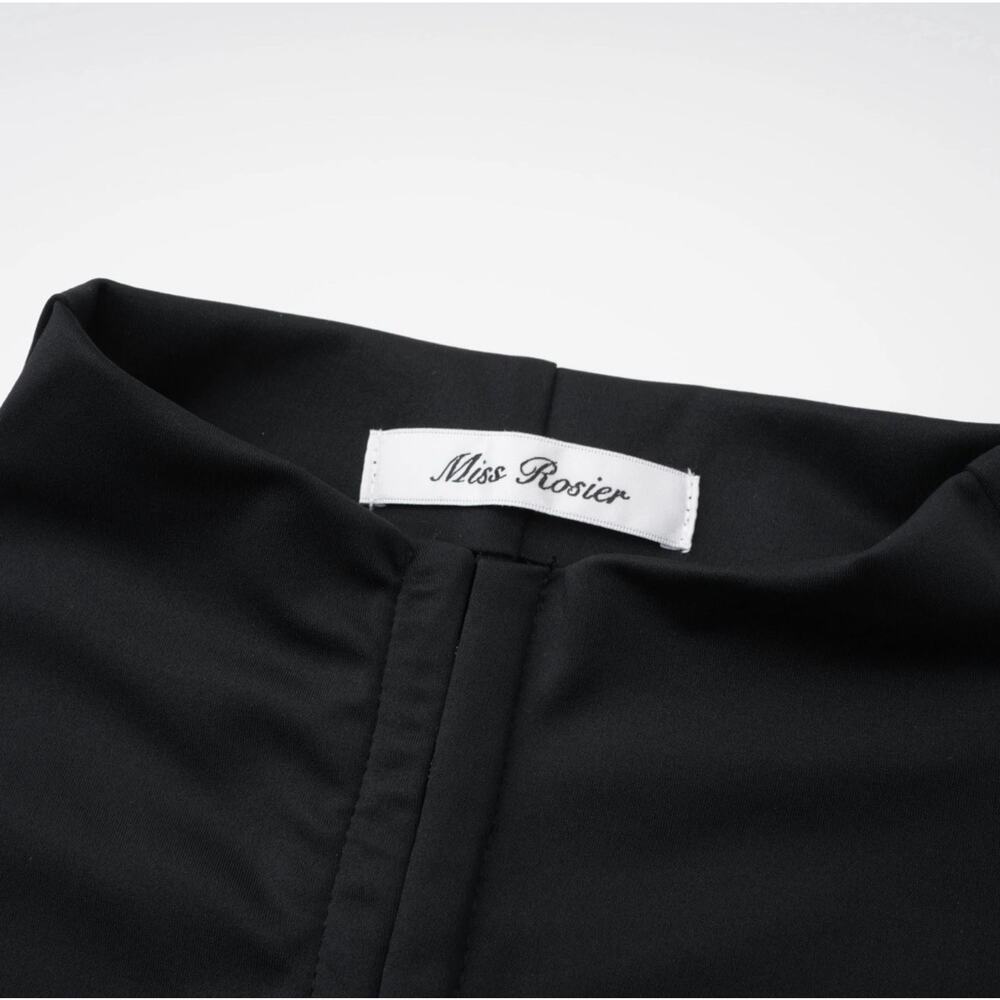Miss Rosier Andrea Black Keyhole Maxi Dress - Size S - Picture 4 of 6